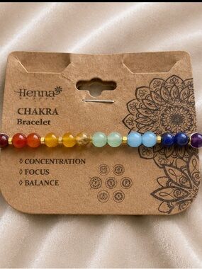 CHAKRA Rainbow Beaded Bracelet – Focus & Balance 💥🆕💥